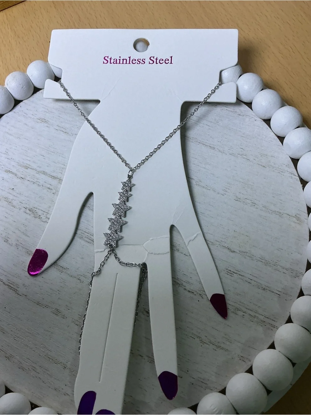 & Other Stories Silver Star Cascade Bracelet